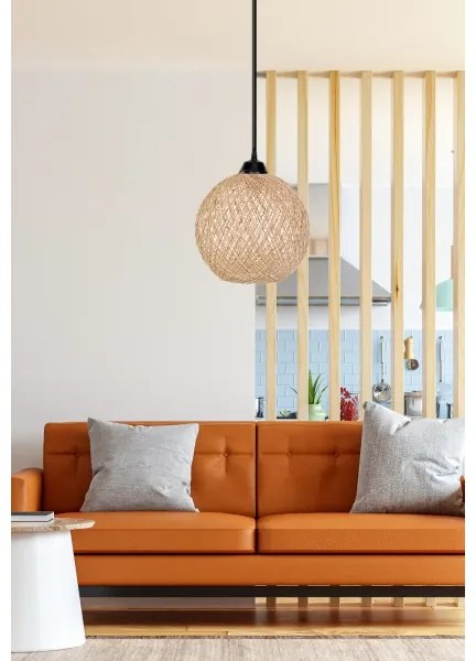 Csillár zsinóron JUTE 1xE27/60W/230V bézs