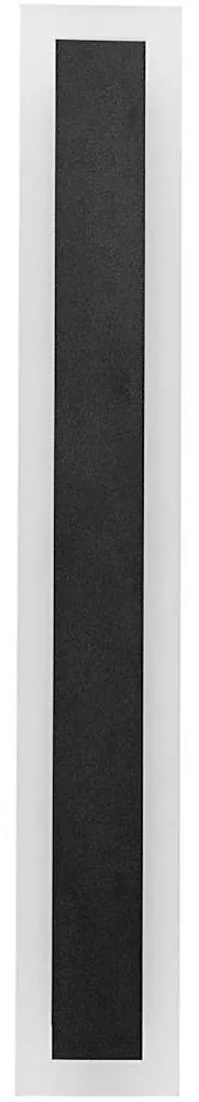 LED kültéri fali lámpa WOW LED/20W/230V 3000/4000/6500K 60 cm IP54 fekete