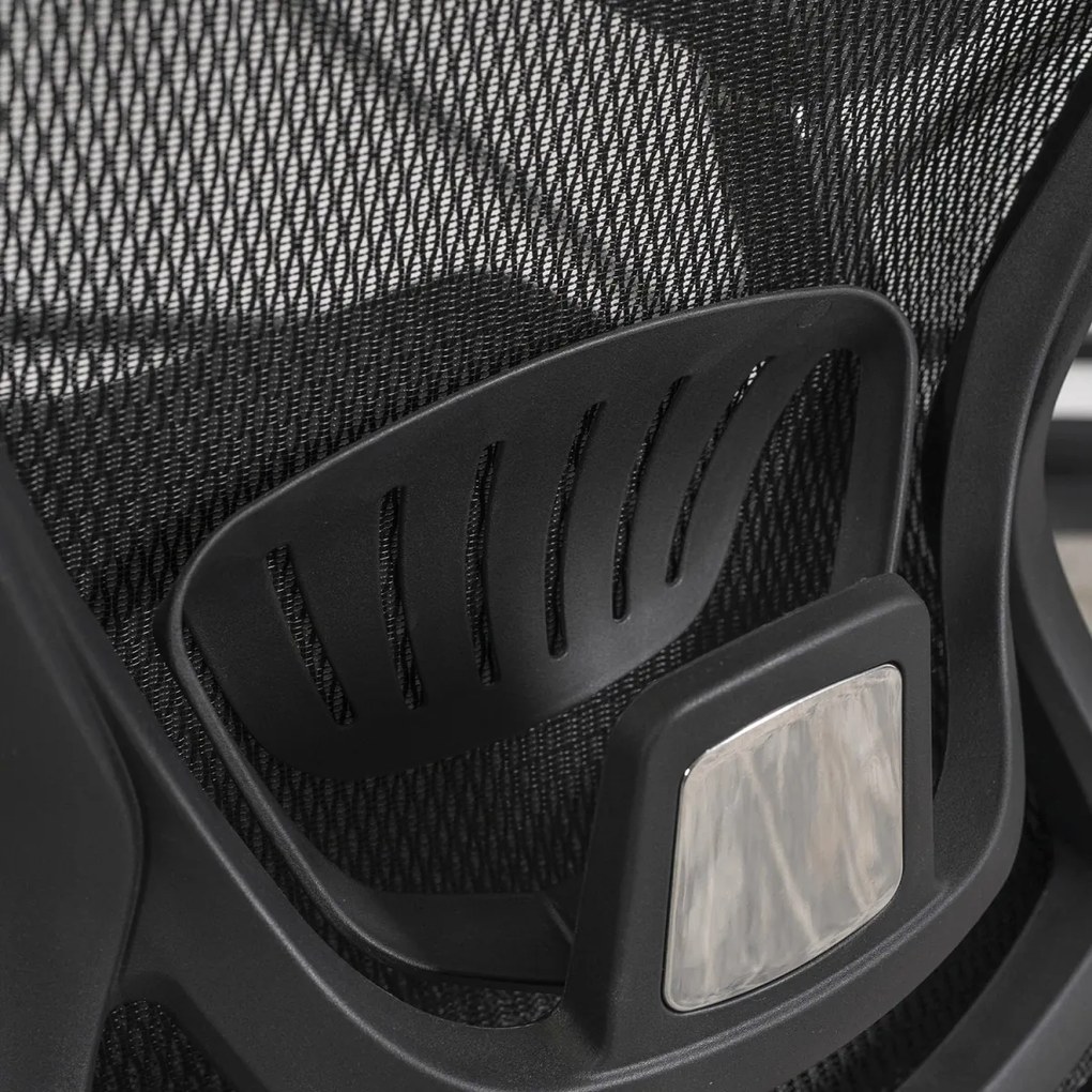 Forgószék ergonomikus kialakítással, fekete színben. LITOS