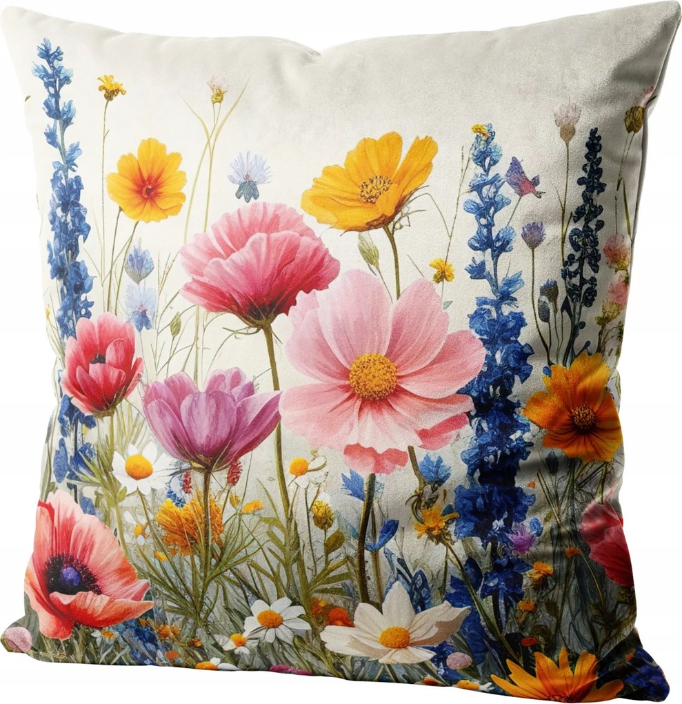 Velúr Díszpárnahuzat 50x50 Velúr Négyzet Motívum 285