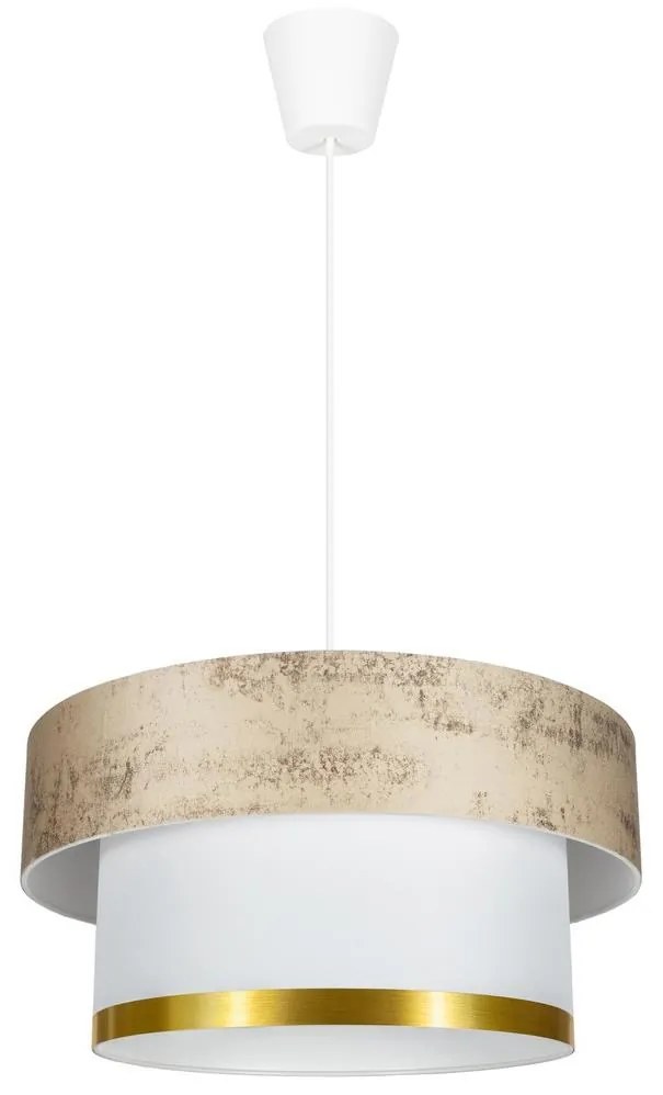 Csillár zsinóron RESSA 1xE27/60W/230V arany