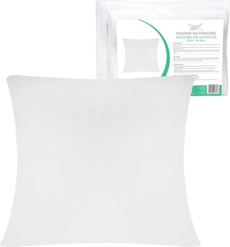 Párnahuzat 40x40 fehér "Jancsi"