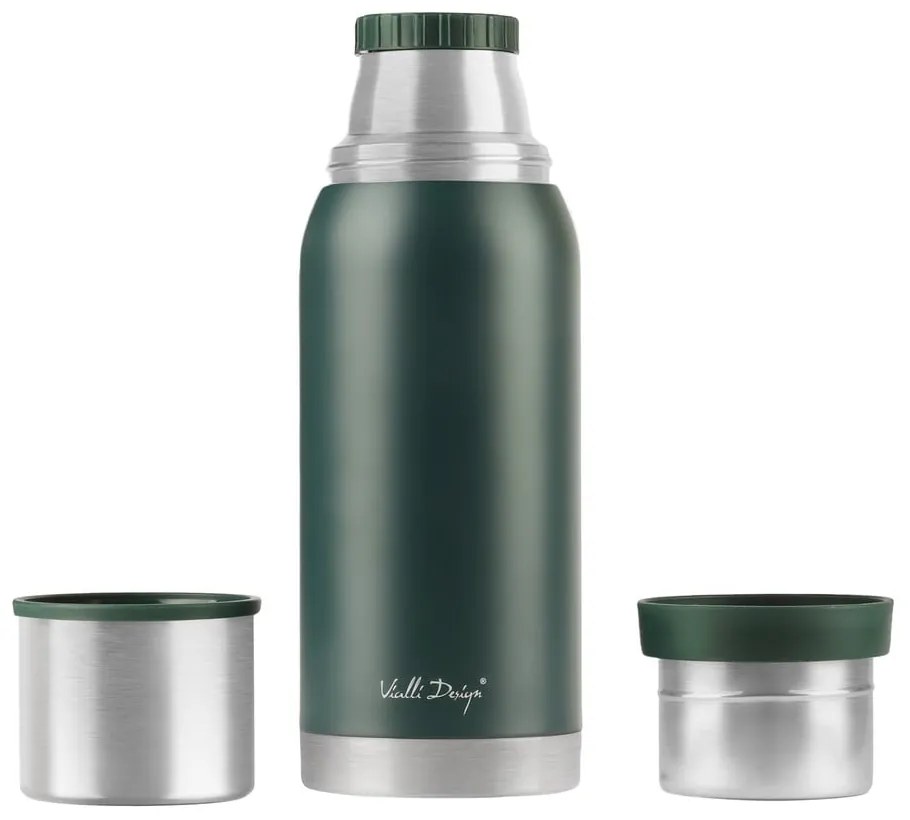 Fuori zöld thermo utazóbögre, 1 l - Vialli Design