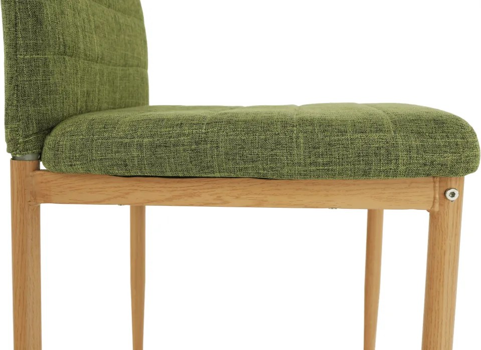 Szék, zöld szövet/bükk, COLETA NOVA