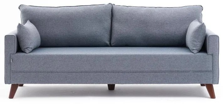 3 személyes kanapé Bella Soft Üçlü Koltuk - Kék