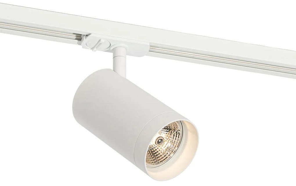 Modern sínrendszer 5 spotlámpával fehér 1 fázisú GU10 70mm - Iconic Jeana Luxe