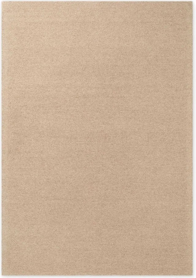 Natúr színű kézi szövésű gyapjú szőnyeg 160x230 cm Puristic Knots – Elle Decoration