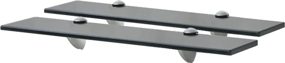 vidaXL 2 db lebegő üvegpolc 50 x 10 cm 8 mm