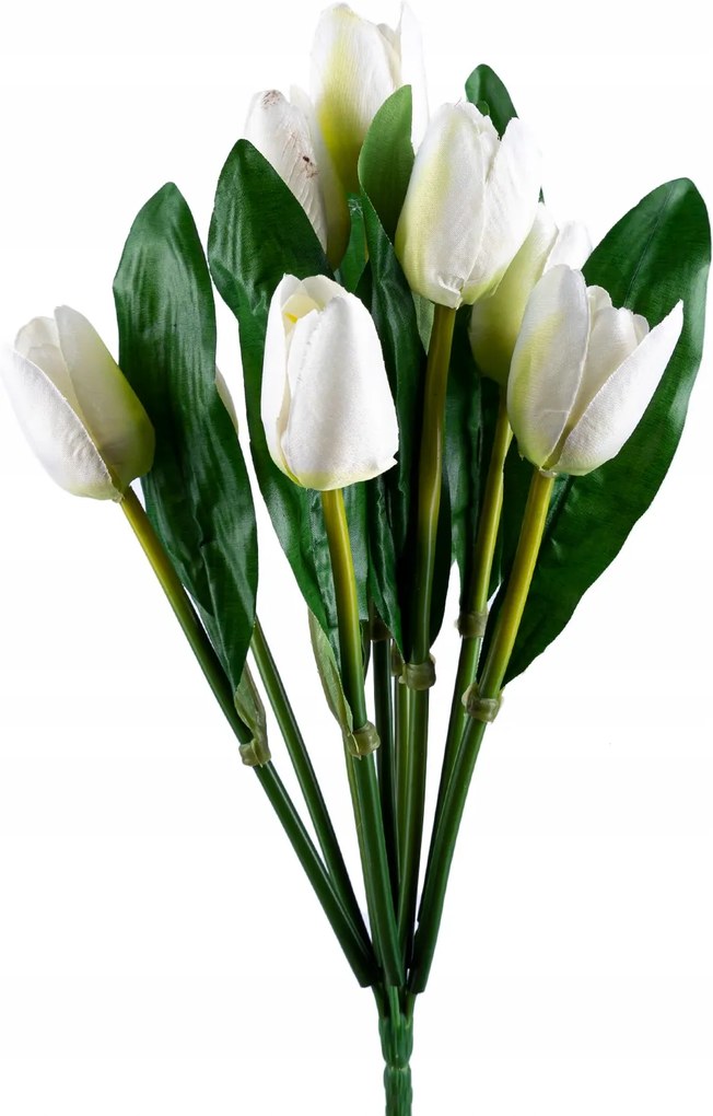 Mesterséges tulipánok csokorban 9 virág tulipán csokor
