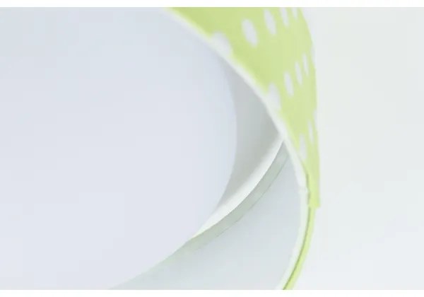 LED mennyezeti lámpa GALAXY KIDS LED/24W/230V zöld-fehér pöttyös