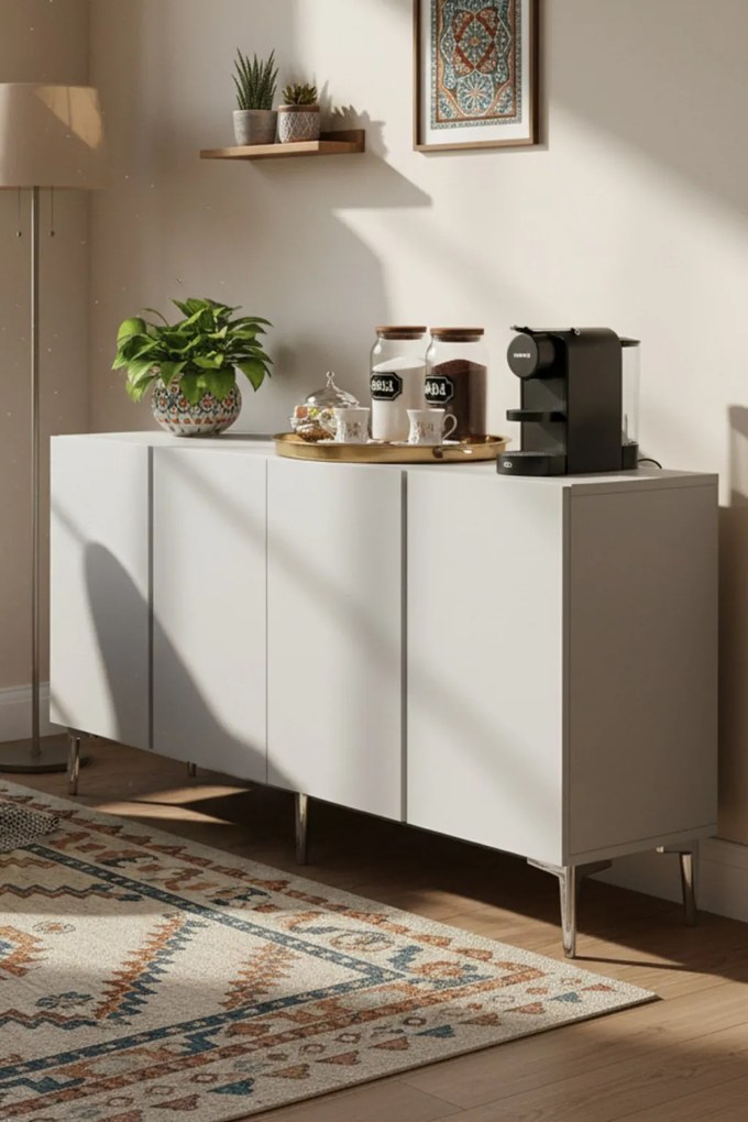 Poli 150 - White, Silver