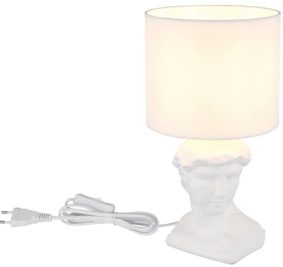 Globo 21732W - Asztali lámpa HERMES 1xE14/40W/230V fehér