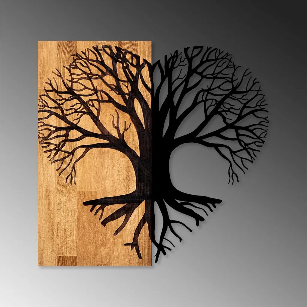 Love fa fali dekoráció, 58×60 cm