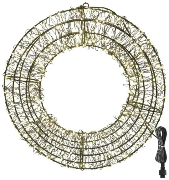 LED karácsonyi dekoráció, 480 LED, 230V, átmérő 38 cm