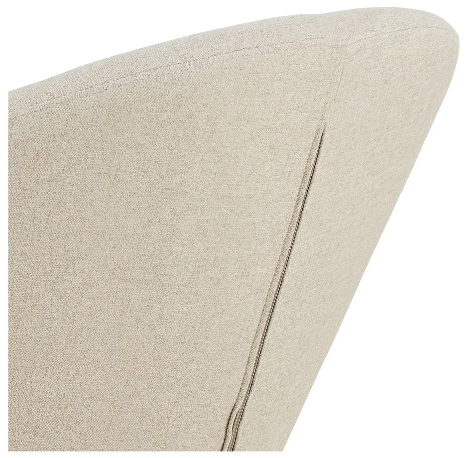 Bézs forgó zsenília fotel Center – Actona