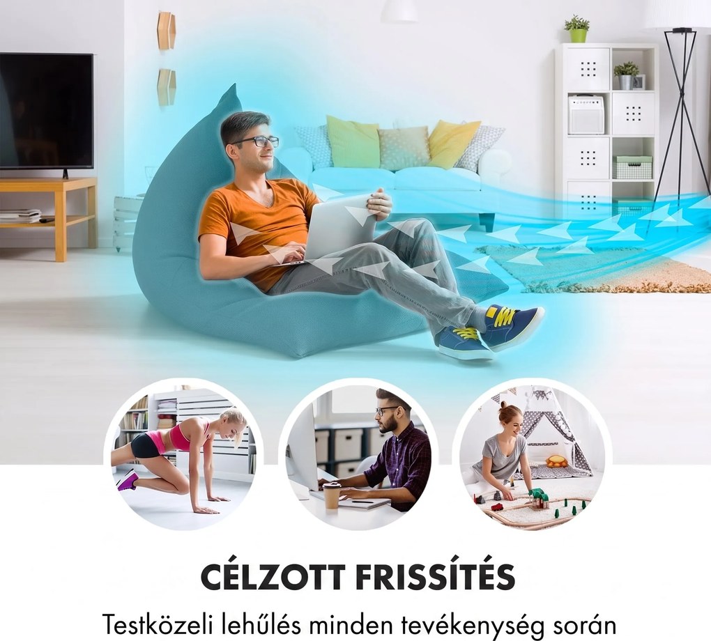 Klarstein Icetower Smart, torony ventilátor, 45 W, vezérlés alkalmazás által