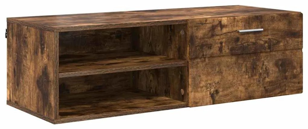 TV szekrény fiókkal Füstölt tölgy 100.5 x 39 x 30 cm Faanyag