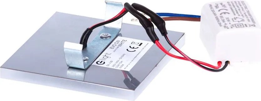 Eko-Light EVO EKS0476 Beépíthető lépcsőházi lámpa 1x0,6W/LED 3000K, 6500K 15LM IP20