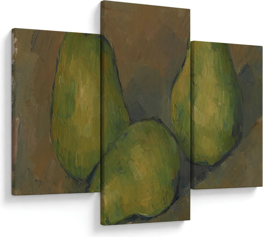 Kép - Paul Cézanne, Three Pears, reprodukciók (90x60 cm)