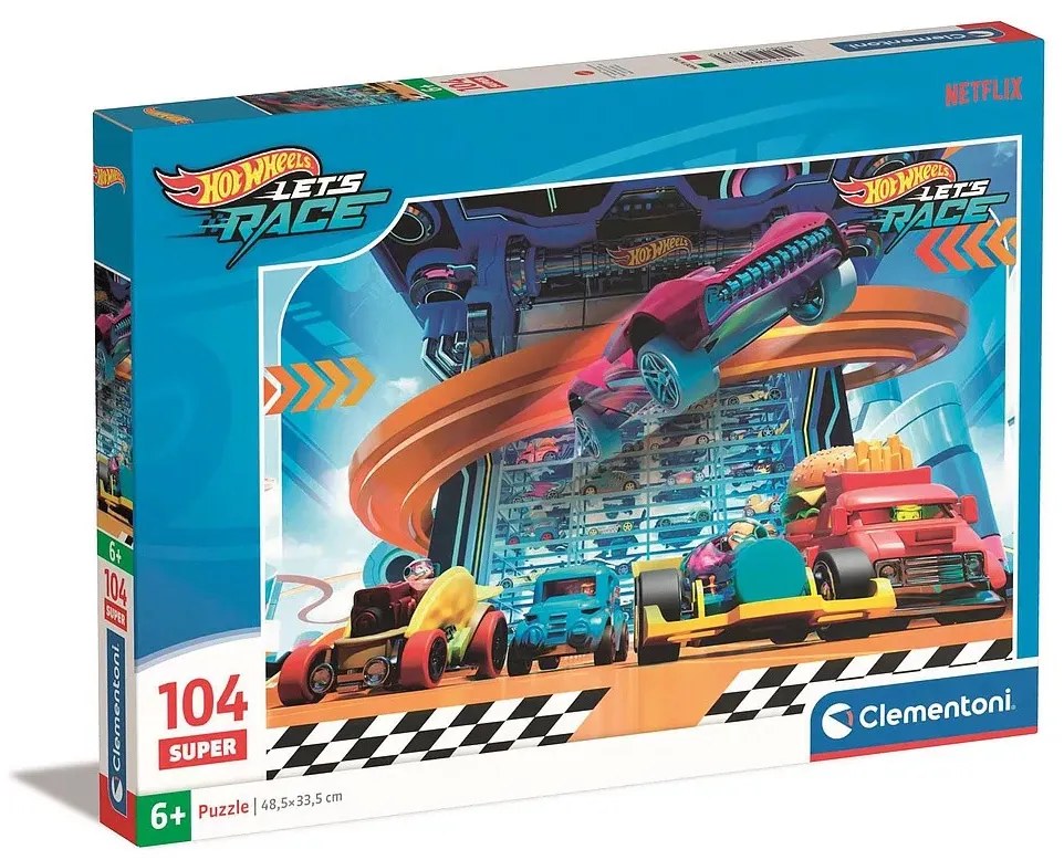 Hot Wheels Mid-air 104 db-os puzzle Clementoni