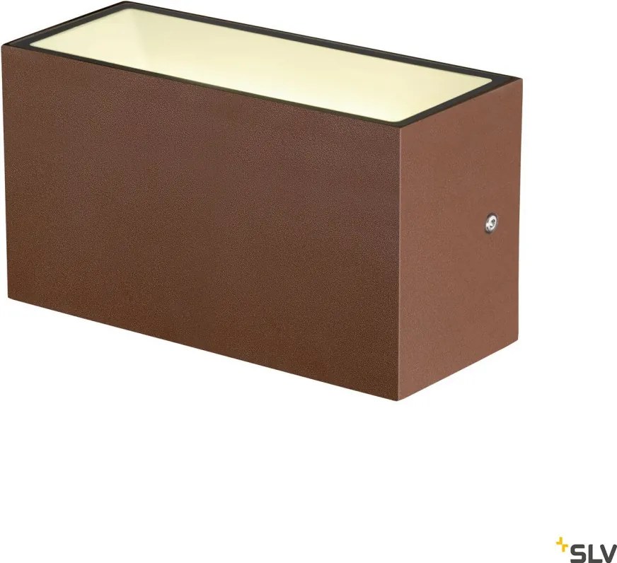 SLV 1005154 SITRA Modern Kültéri Fali Lámpa Rozsdás LED IP44