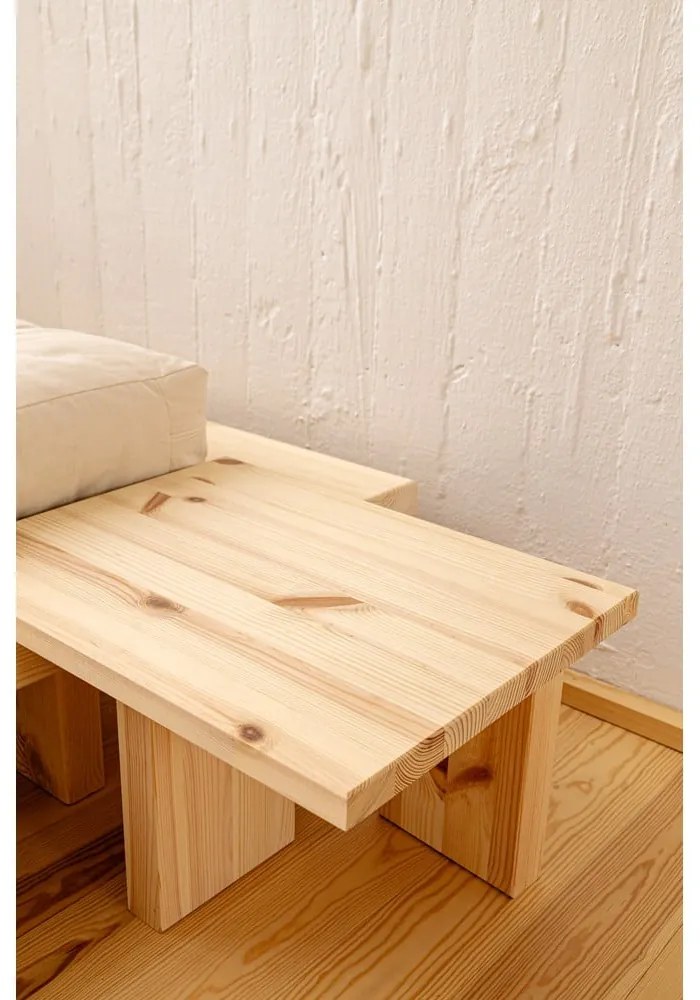 Natúr színű borovi fenyő éjjeliszekrény Japan – Karup Design