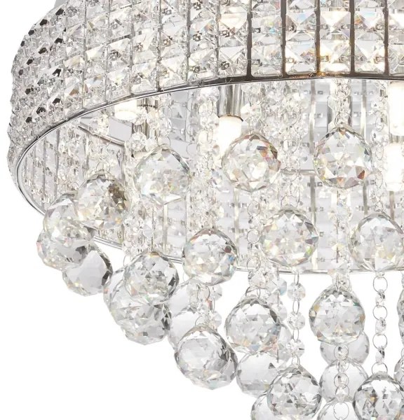 Zuma Line 19027-L - Mennyezeti lámpa CAPRI 9xG9/25W/230V króm