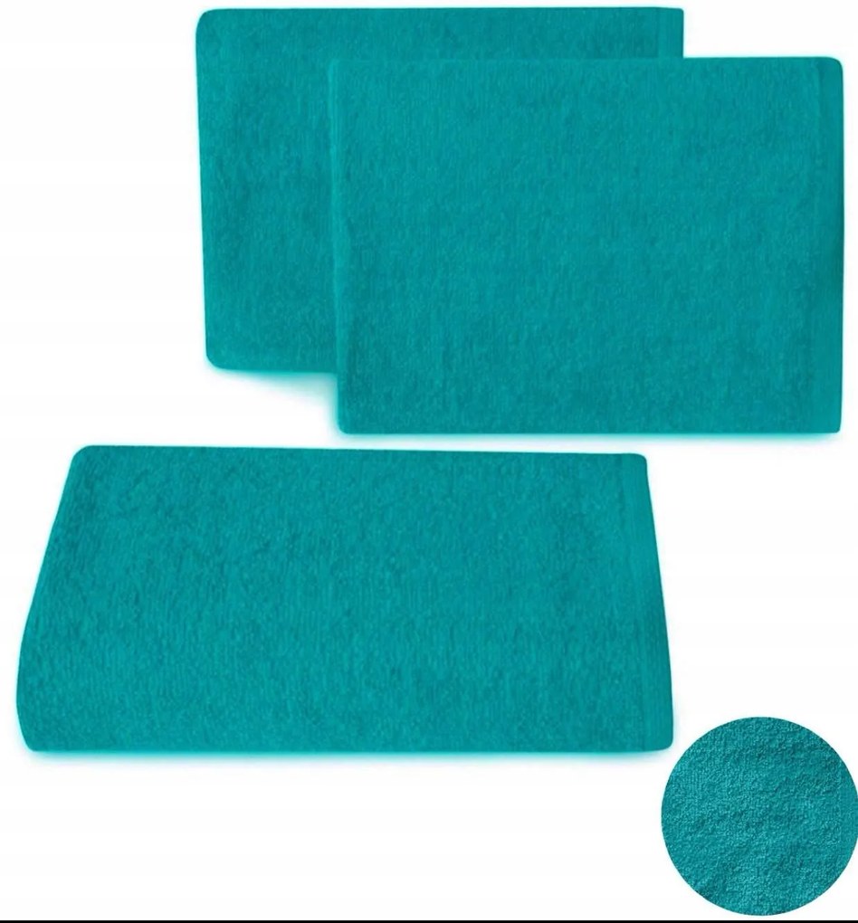 Fürdőlepedő 70X140CM Pamut Türkizkék /lengyel Termék