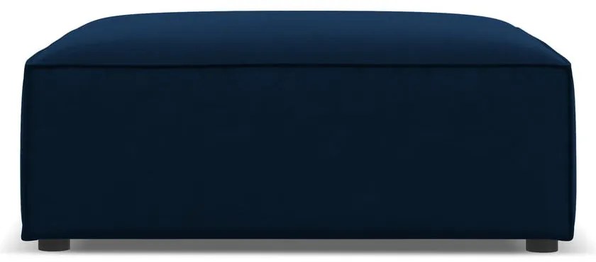 Sötétkék bársony lábtartó Jodie – Micadoni Home