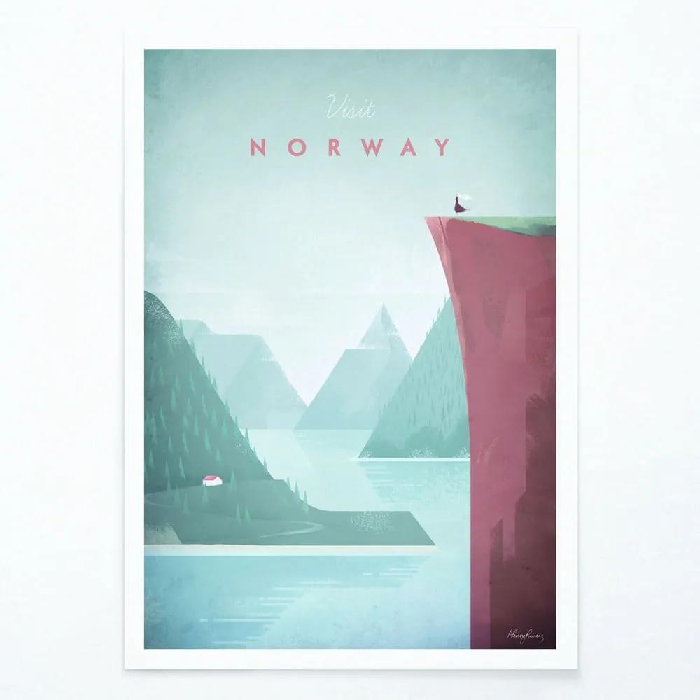 Norway poszter, A3 - Travelposter