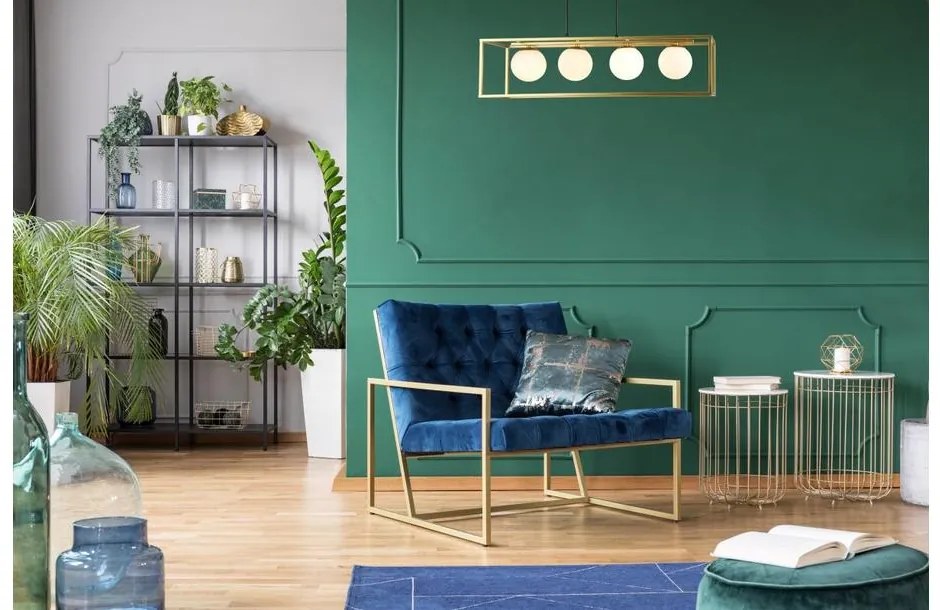 Lámpa Mennyezetilámpa AVELIN 3,2287, AC220-240V,50/60Hz,4*E27, IP20,80CMX20CMX20CM, tripla,  arany