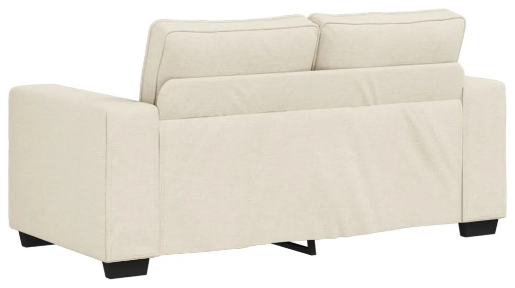 vidaXL Kanapé 2 pcs Bézs Lábbal kevert anyag