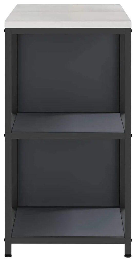 Konyhai Tároló Készlet ajtóval 2 pcs Antracit 150 x 50 x 92 cm
