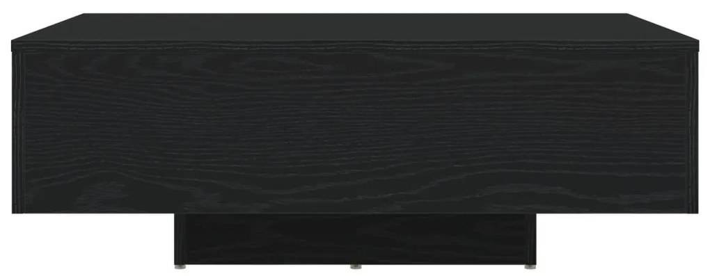 Dohányzóasztal LED világítással Fekete tölgy 85x55x31 cm