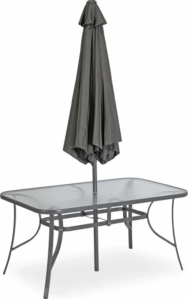 NEBRASKA kerti bútor szett fekete