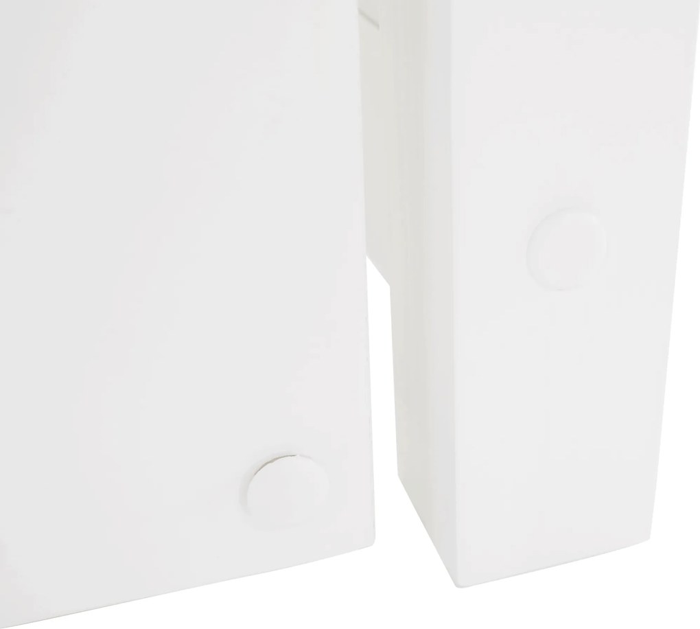 Ágy pótággyal, tűnyalábos fenyőfa, fehér, 90x200, GLAMIS