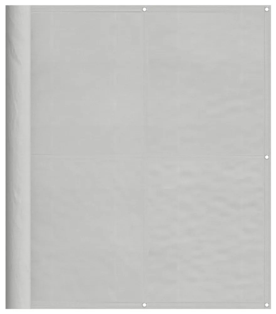 világosszürke 100% oxford poliészter erkélyparaván 120 x 700 cm