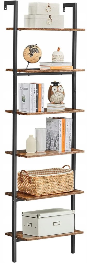 Tárolórendszer TAYLOR 6 polc 204,8x60 cm, rusztikus barna