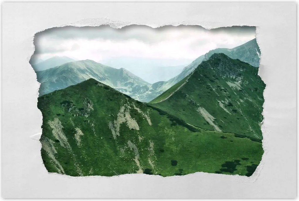 Poszterek 60x40 Tátra Lengyel hegyek Kilátás