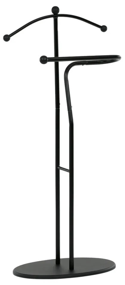 Szobainas fekete színben, magasság 110 cm, tömör kaucsukfa, fekete fém