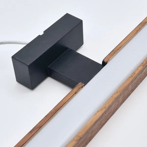 Brilagi-LED Fürdőszobai tükörmegvilágítás WOODY MIRROR LED/8W/230V IP44 tölgy/fekete