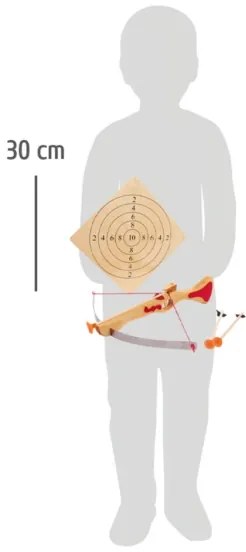 Small Foot - Nagy számszeríj nyilakkal és céltáblával