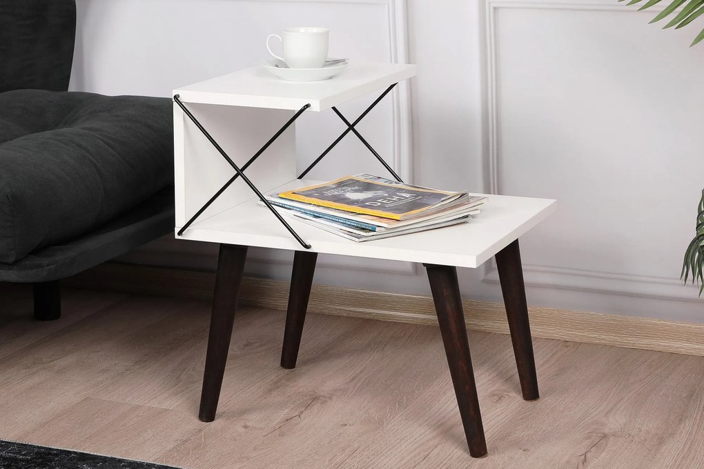 Éjjeliszekrény Cross - White