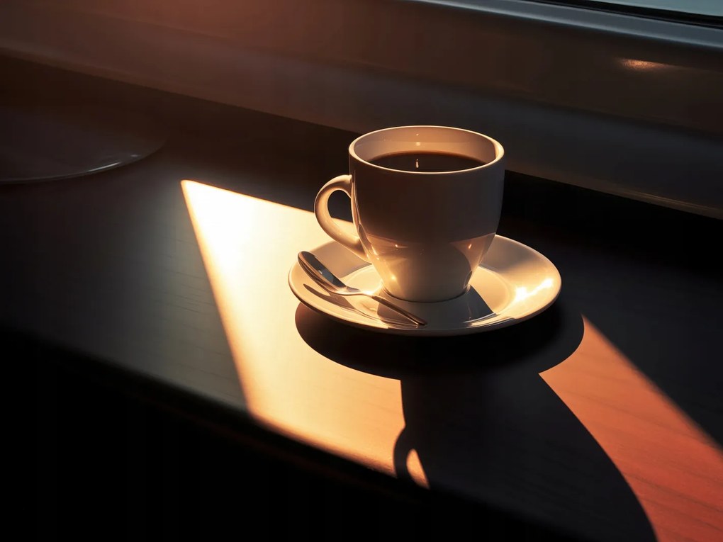 Poszter 40x30cm Kávé a reggelben