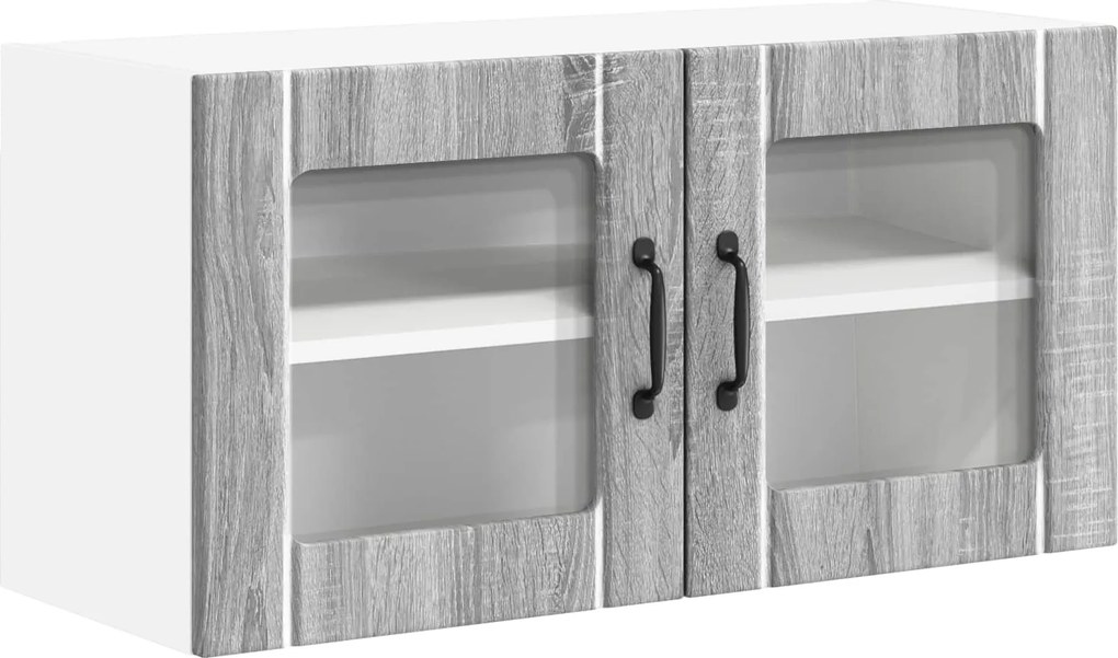vidaXL Konyhaszekrény Szürke Sonoma 80 x 31 x 40 cm Faanyag