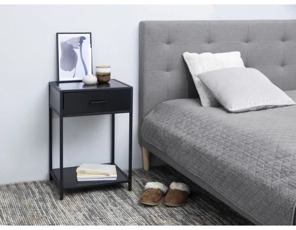 SARON éjjeliszekrény antracit