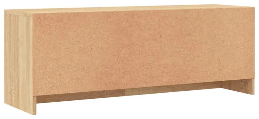 sonoma tölgy színű szerelt fa fali TV-szekrény 102x30x37,5 cm