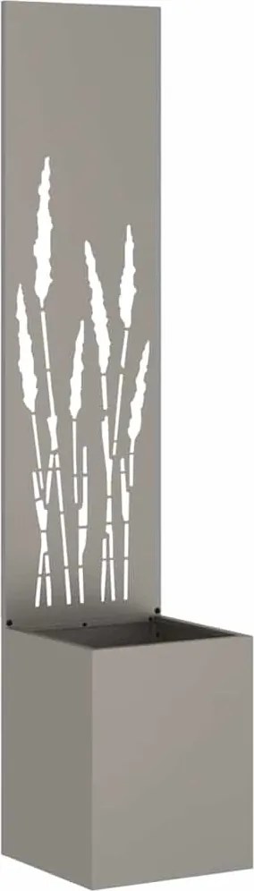vidaXL Kertvédő vászon Rozsdás 32 x 140 cm Időjárásálló acél