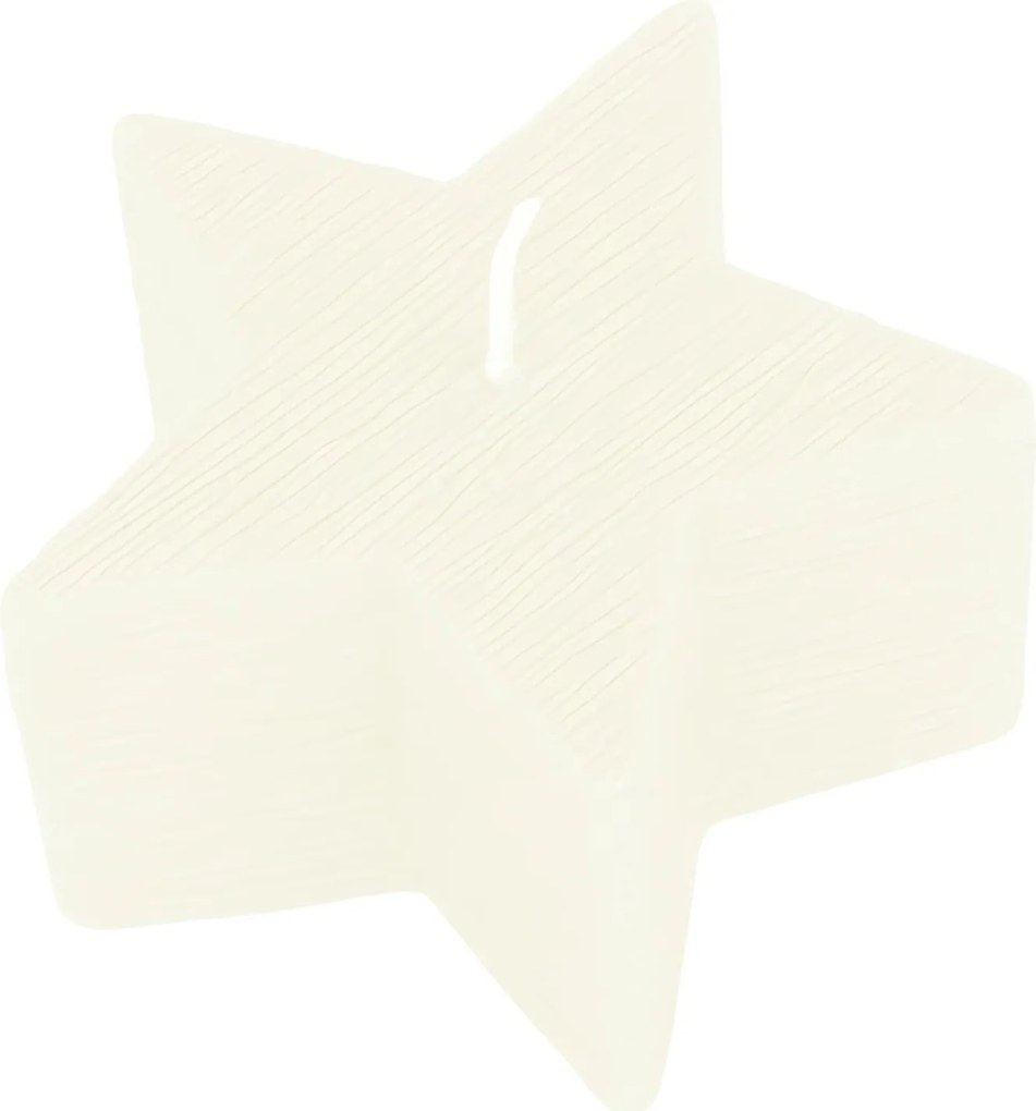 Verk 26233 Karácsonyi dekoráció illatos gyertya csillag krémszínű