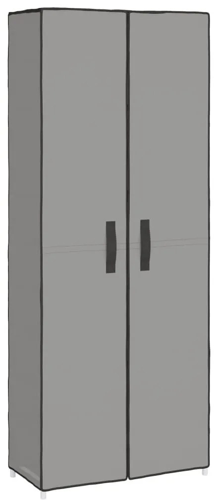 szürke szövet cipősszekrény 60 x 30 x 166 cm